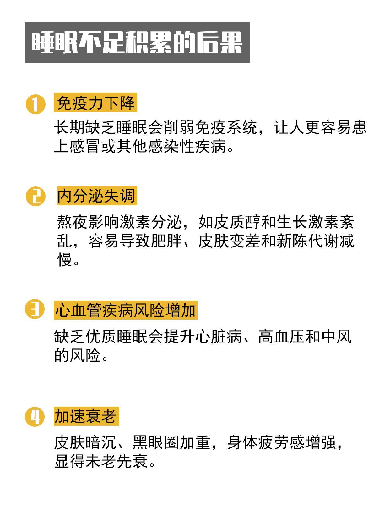 睡眠不足對(duì)身體的負(fù)面影響，健康警示與應(yīng)對(duì)策略